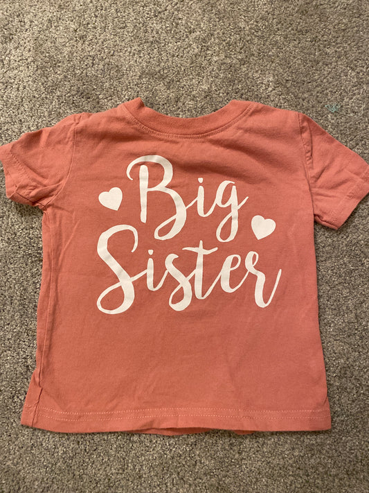 Big Sister Shirt 18 months