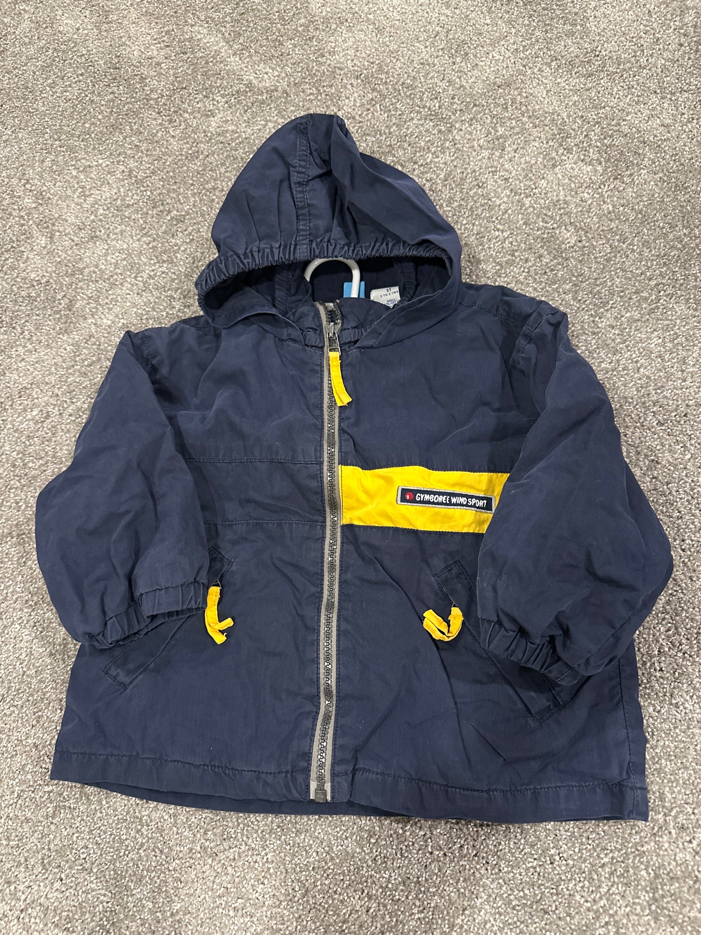 #130 Gymboree Boys Sz 3T Navy Jacket