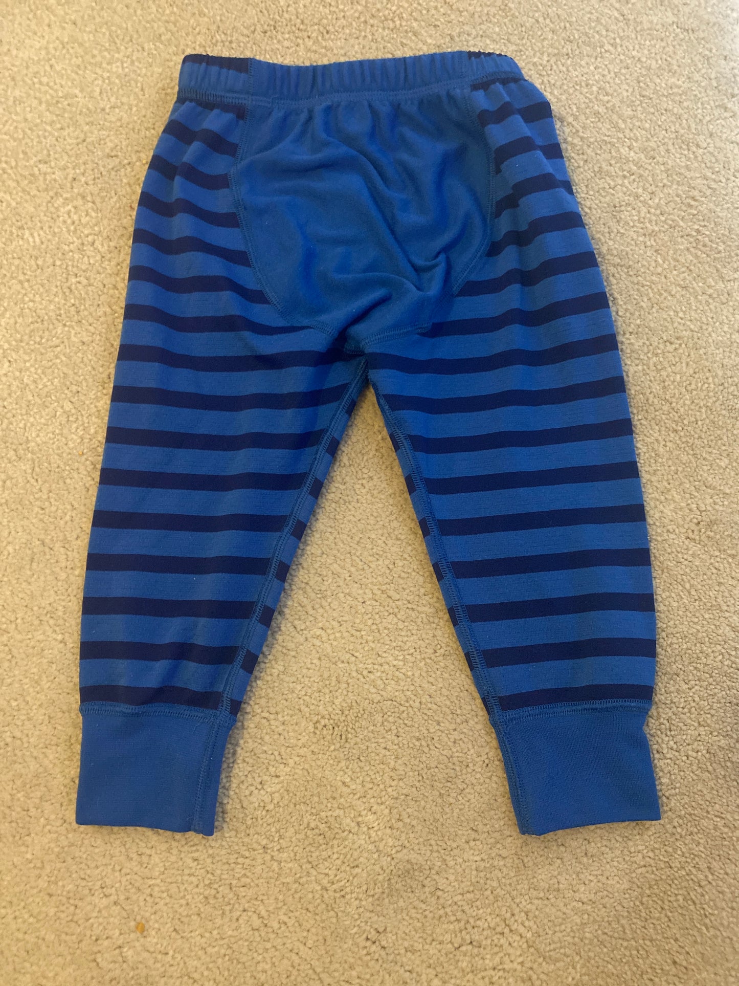 #36 Patagonia 12M Blue Long-sleeve Onesie and Pants Set