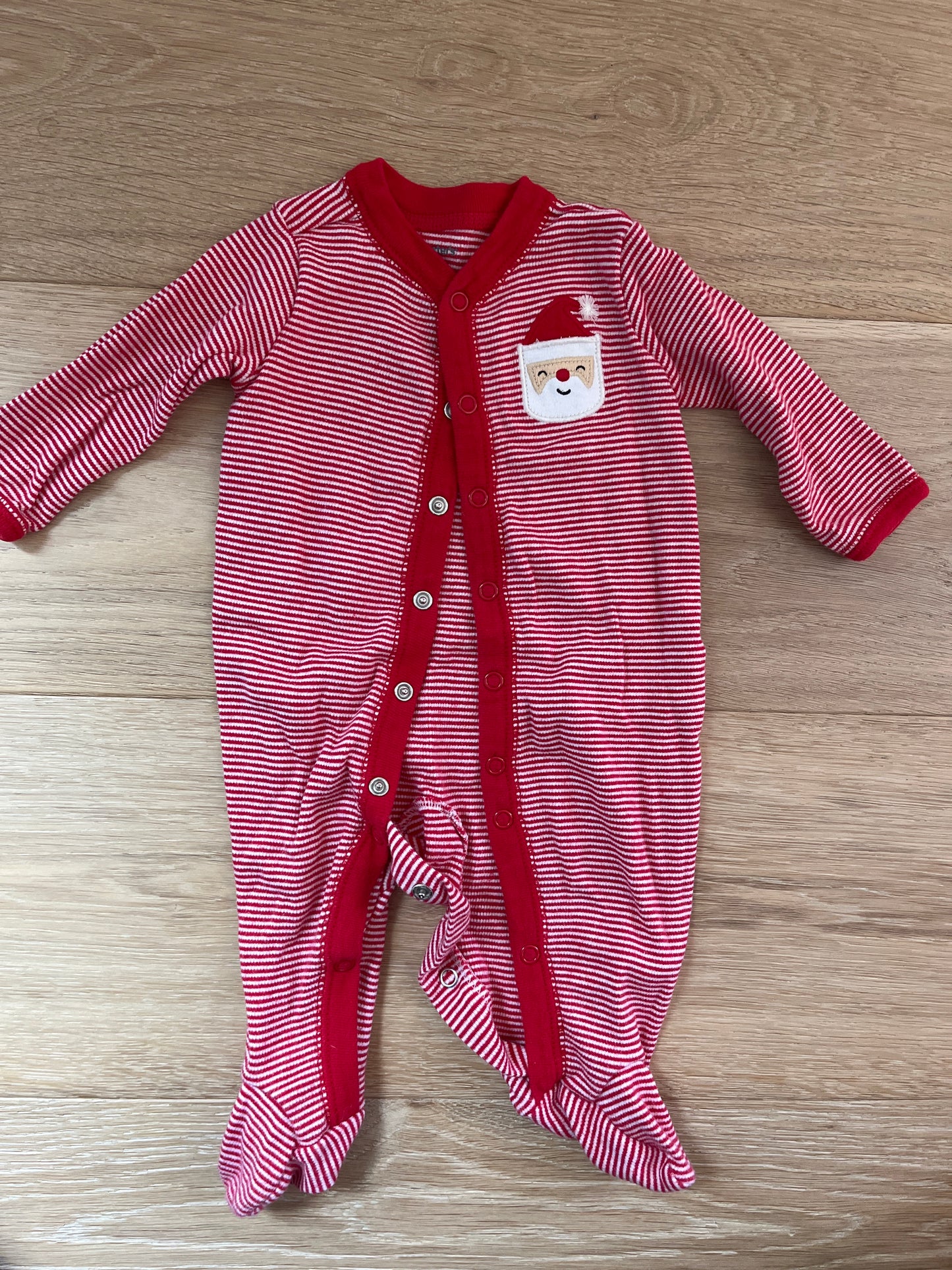 #110 Carter's Boys 3 Months Christmas Pajamas
