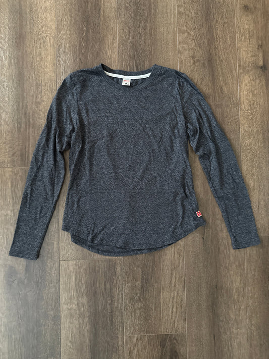 #173-HOMAGE women's long sleeve T size S, charcoal