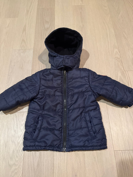 Seller #216 Boys Xtreme navy winter coat 18 mos, EUC
