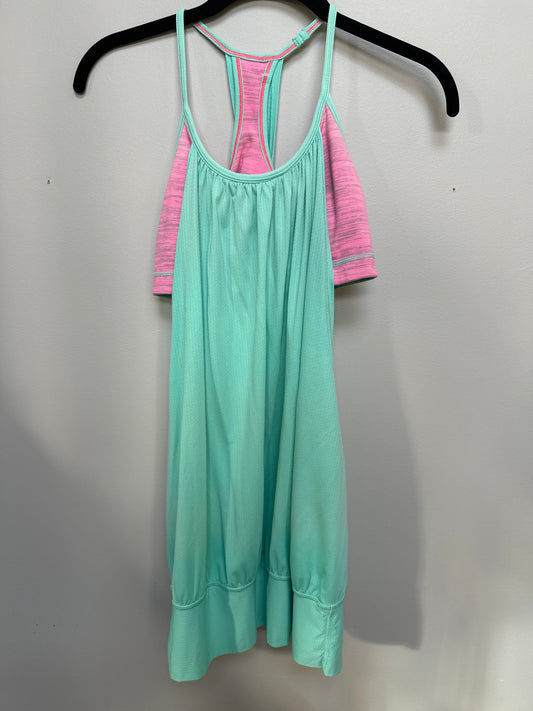 #130 Lululemon Sz 6 Sports Bra Tank Mint Womens