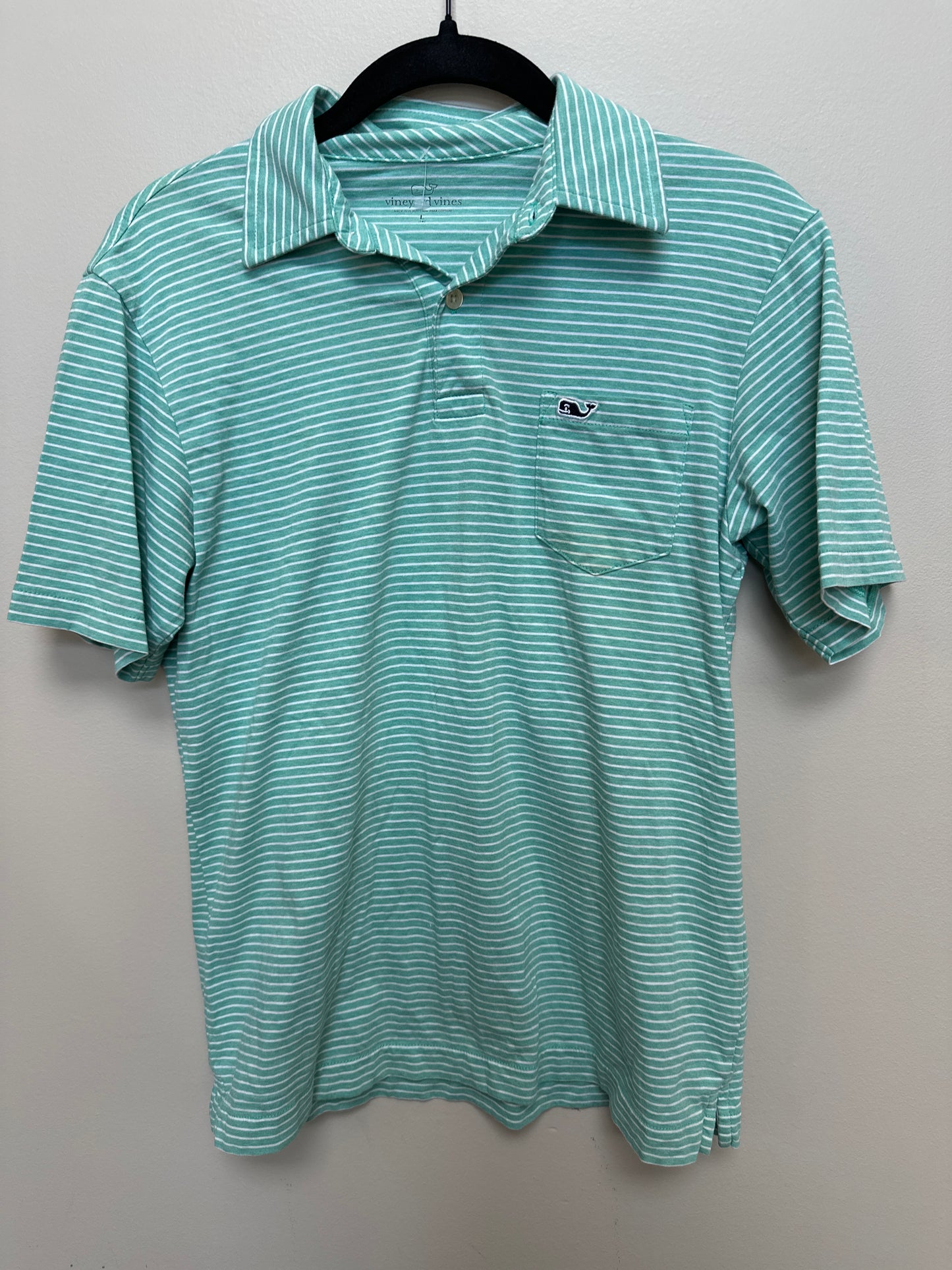 #130 Vineyard Vines Boys Sz Large 14/16 Golf Polo