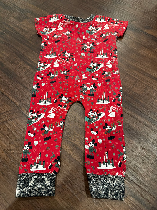 #107 nwot- handmade-Disney 9 month baby homiday one piece
