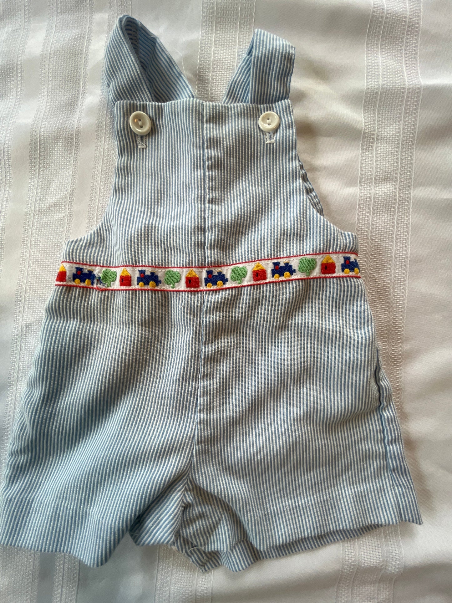 #57  Boys 9 mo Healthrex overalls EUC