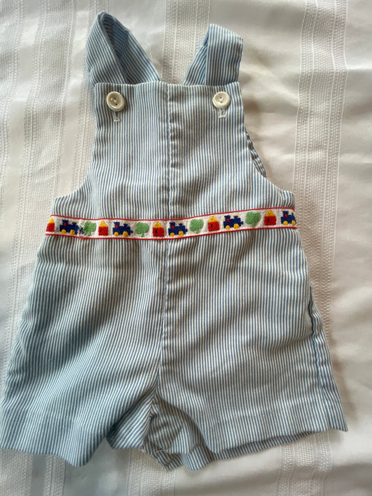 #57  Boys 9 mo Healthrex overalls EUC