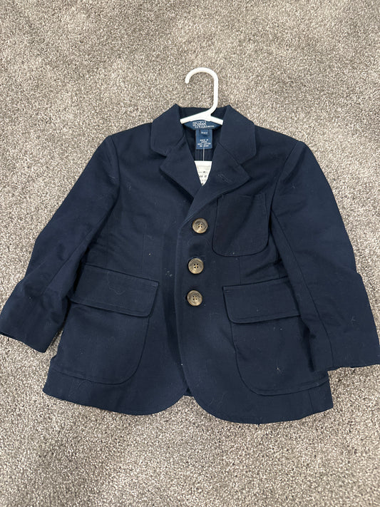 #133 Polo by Ralph Lauren Sz 2T Boys Navy Blazer