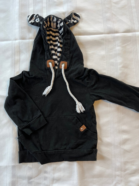 #29  6-12 mo Boys hooded shirt EUC