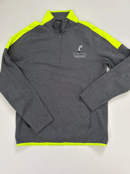 #64 UC Bearcats Under Armour Quarter Zip Size M