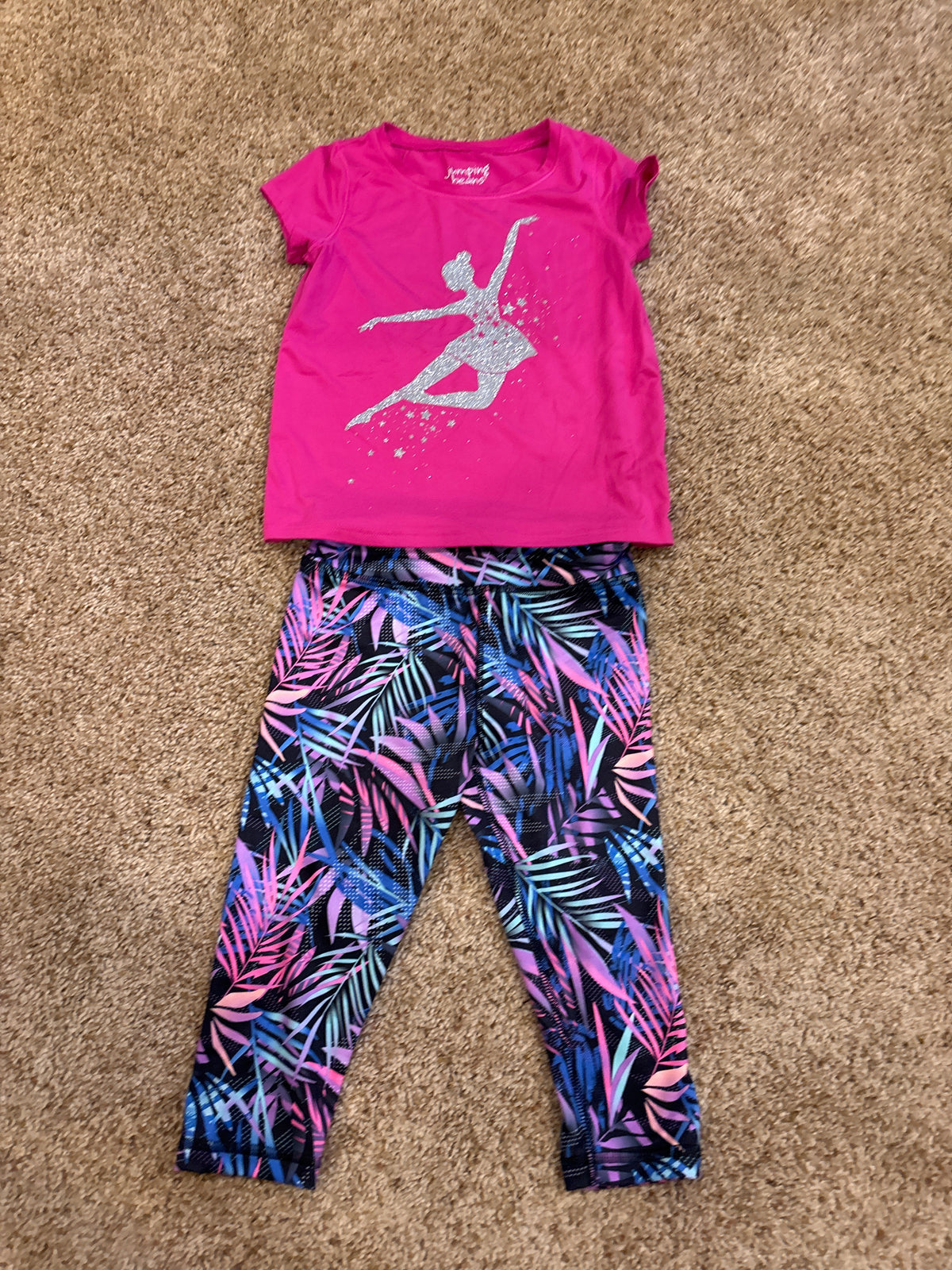 #47, girls 5T Jumping Beans outfit