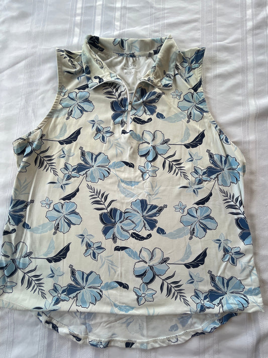 #57 Women’s XL Izod performance sleeveless shirt EUC REDUCED