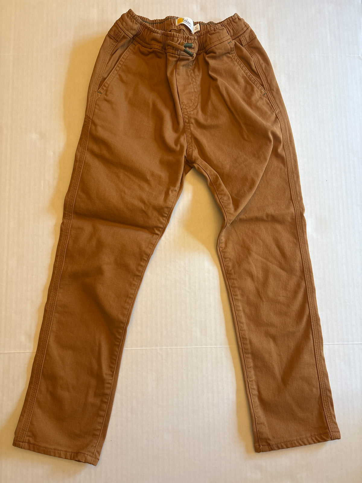 Seller 118 VGUC Boys Boden Pull On Chino Pants Size 7