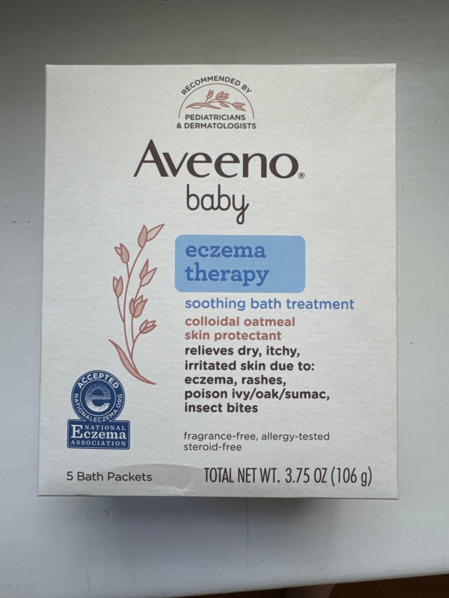 Seller #127 Aveeno baby eczema therapy bath treatment