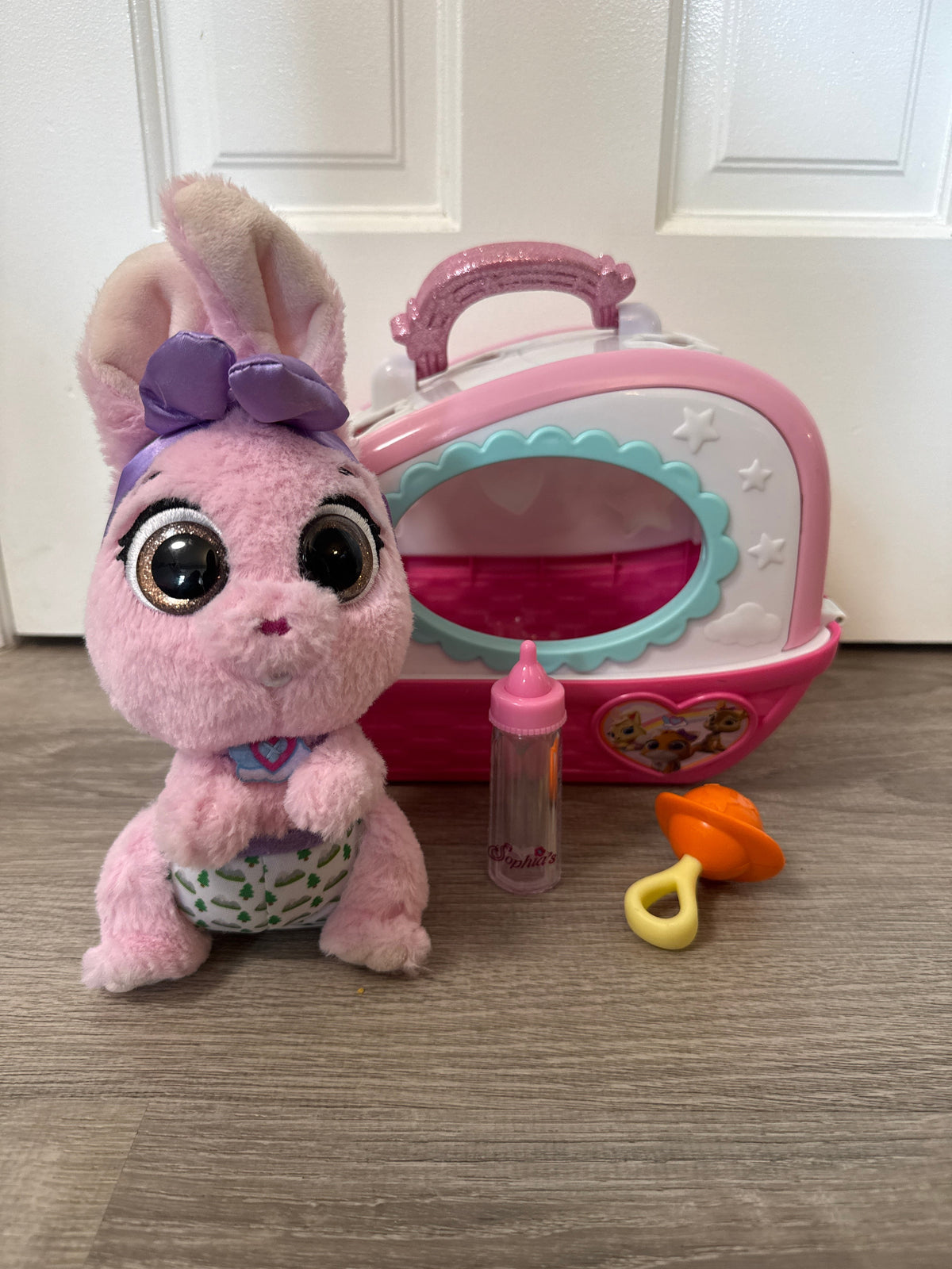 #149 Disney TOTS bunny with carrier