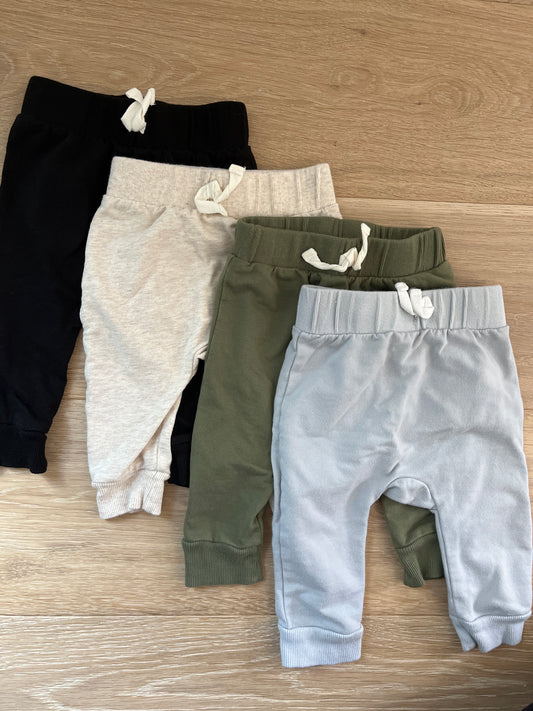 #110 Gerber Boys 3-6 Months Joggers Set of 4