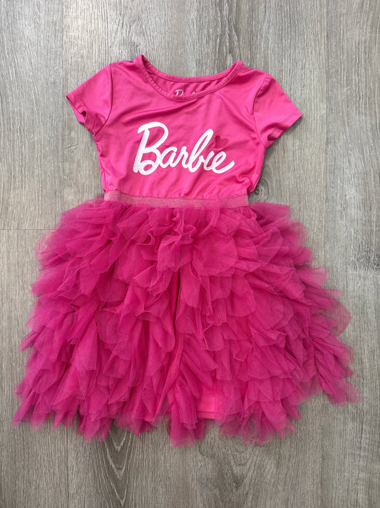 #149 Reduced Girls Barbie 5T dress