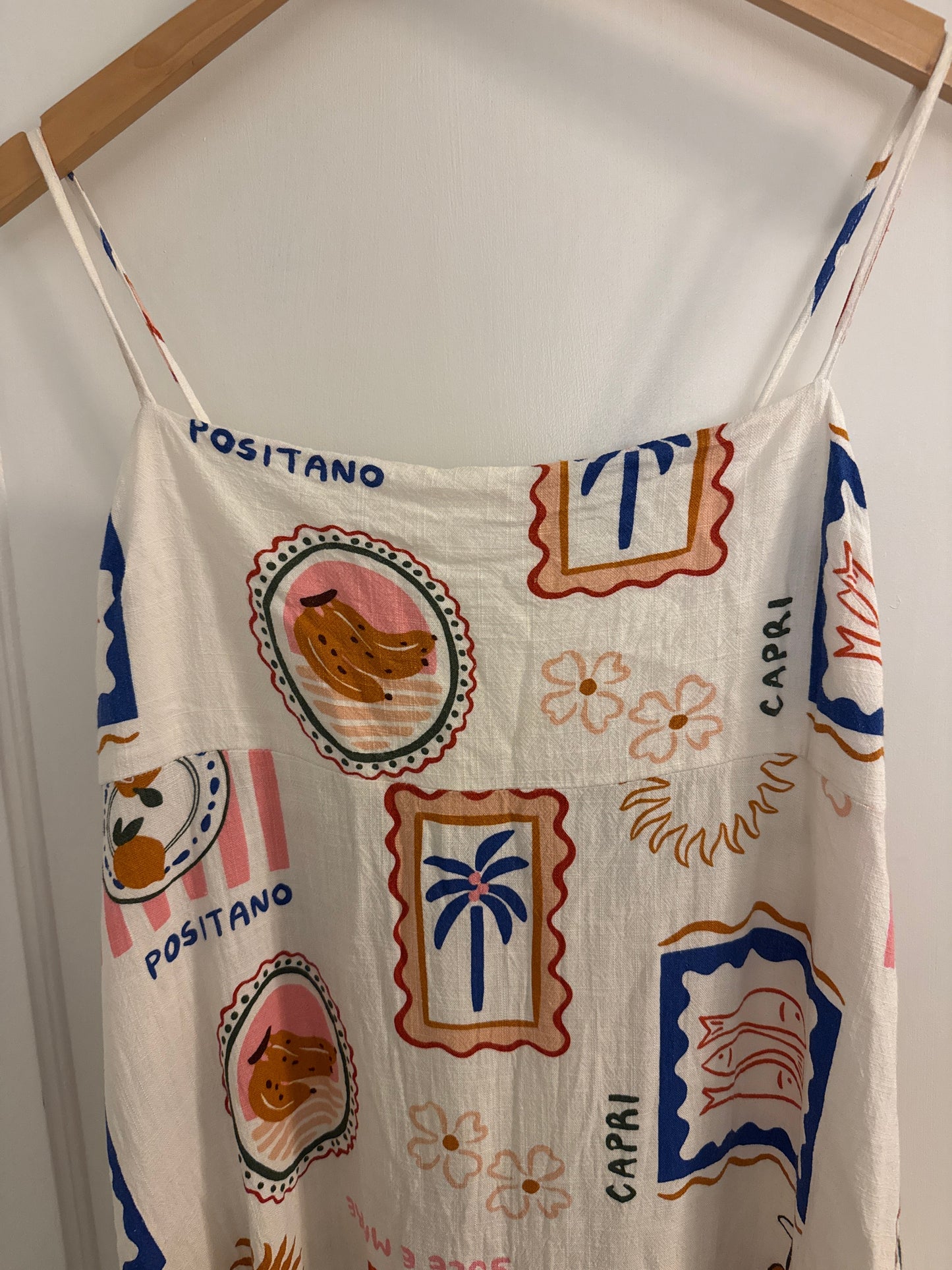 #152 -PRICE REDUCED Anthropologie / Label of Love Italian Print Maxi Dress (XL)