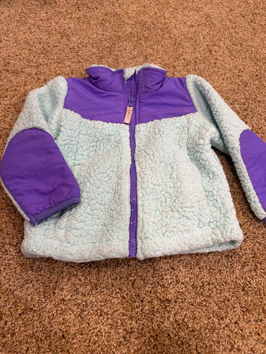 #47 girls 18mo fleece jacket. Cat and jack