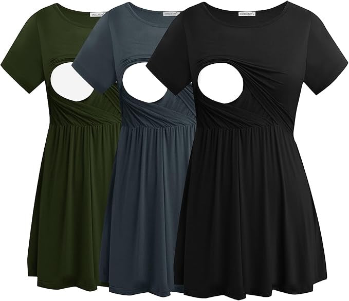 Seller #105 - Women's Medium Smallshow Nursing Shirt Bundle EUC and NWT
