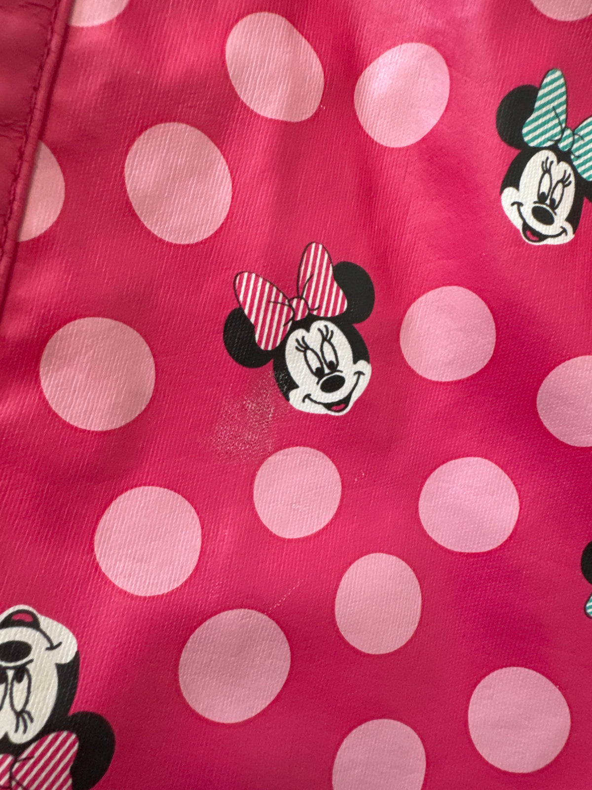 #149 Girls 2 Disney Minnie Mouse rain jacket