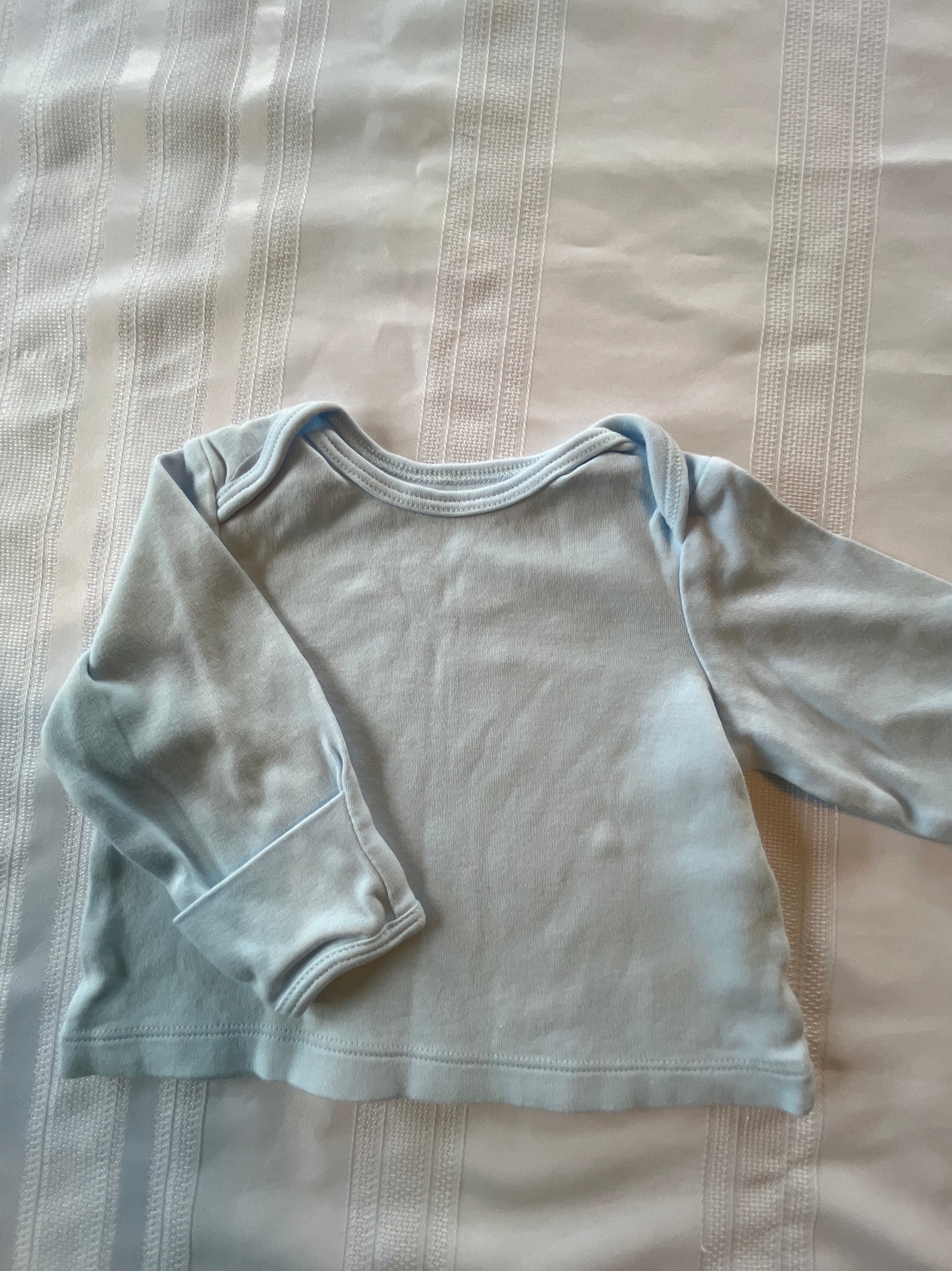 #57  Boys 3-6 mo Little Me LS shirt EUC