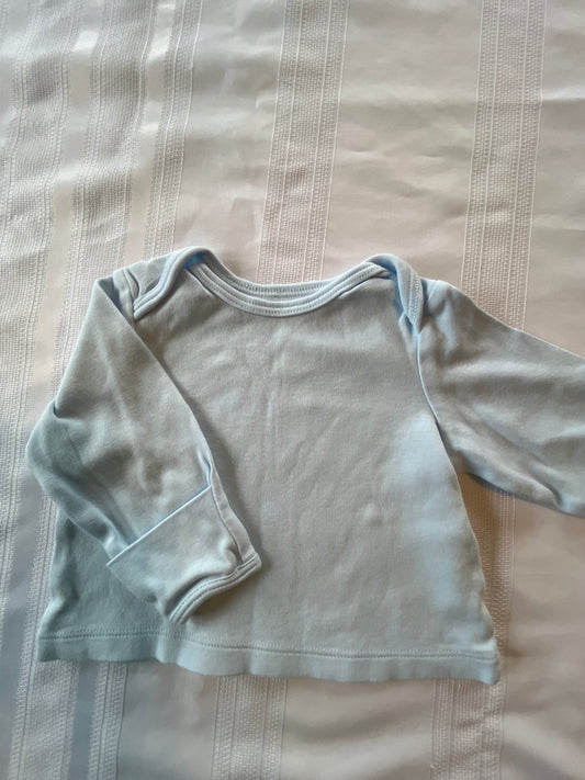 #57  Boys 3-6 mo Little Me LS shirt EUC