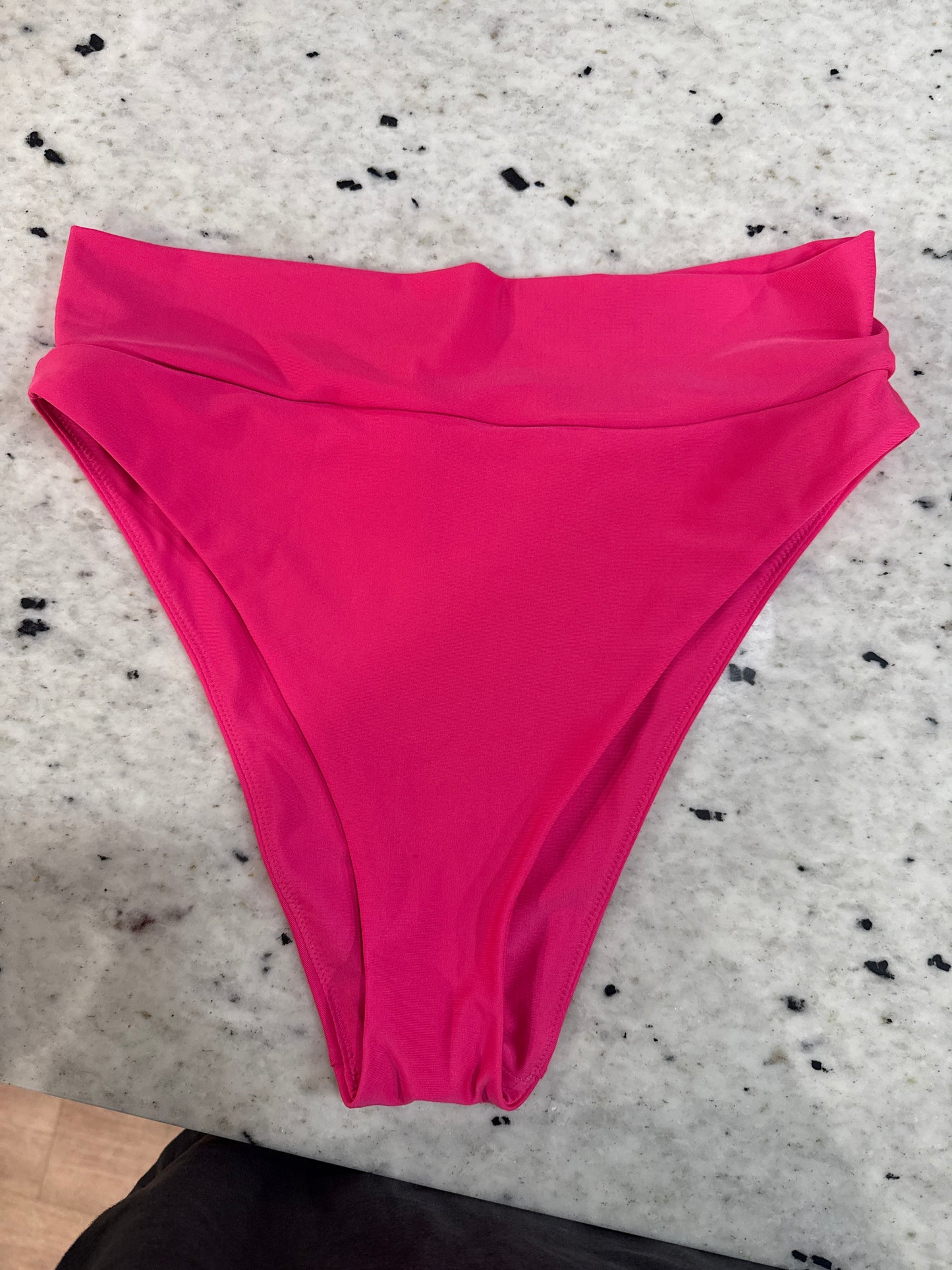 Seller #30 Aerie Women's High Cut Cheeky Hot Pink Swim Bottom  - Size Medium