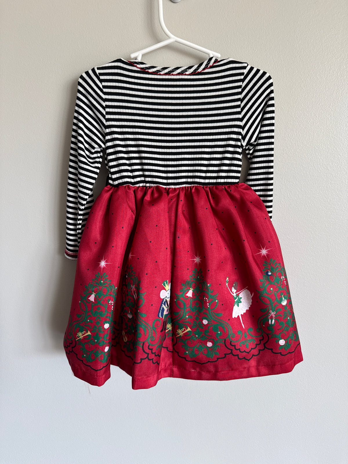 #173 Girls 24m Bonnie Baby Christmas/Holiday dress