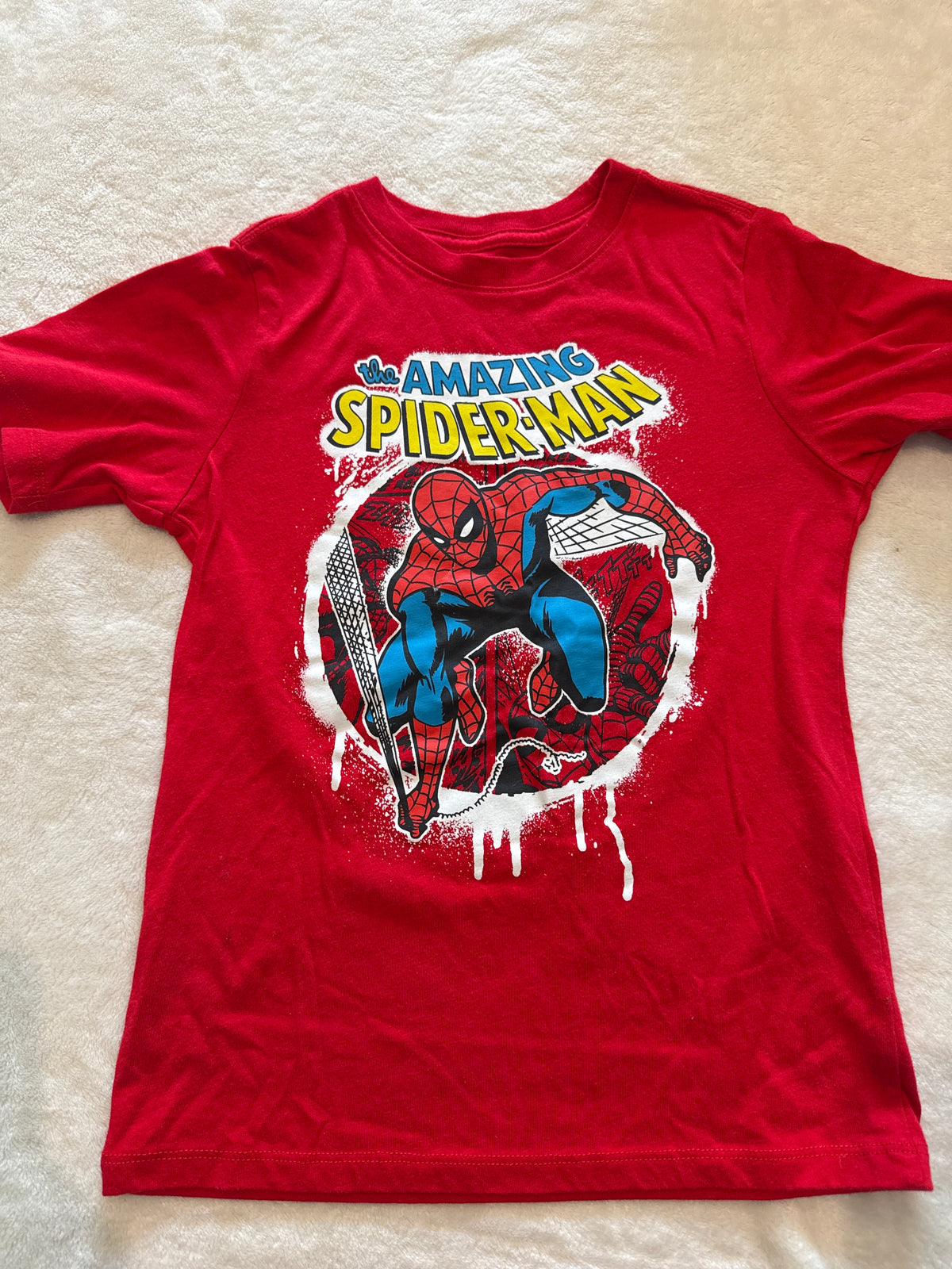 #81 Boys 6/7 Marvwl Spider-Man Tshirt