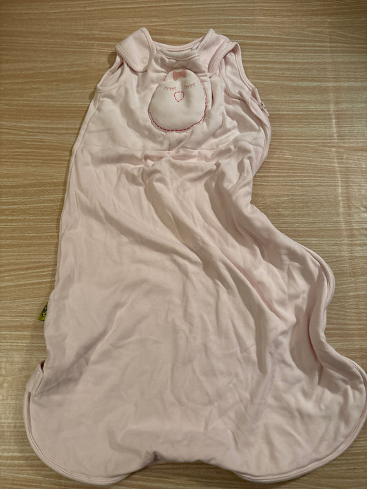 #102 Nested Bean Pink Sleep Sack Size M 6-15 Months 16-26lbs