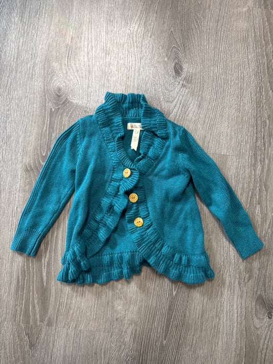 Seller #149. Matilda Jane size 12-18m Teal sweater jacket (2 of 2)