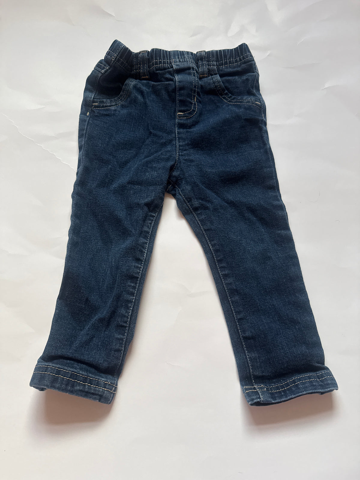 #170 Car and Jack dark wash jeans girls size 18 months