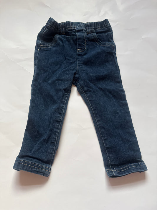 #170 Car and Jack dark wash jeans girls size 18 months