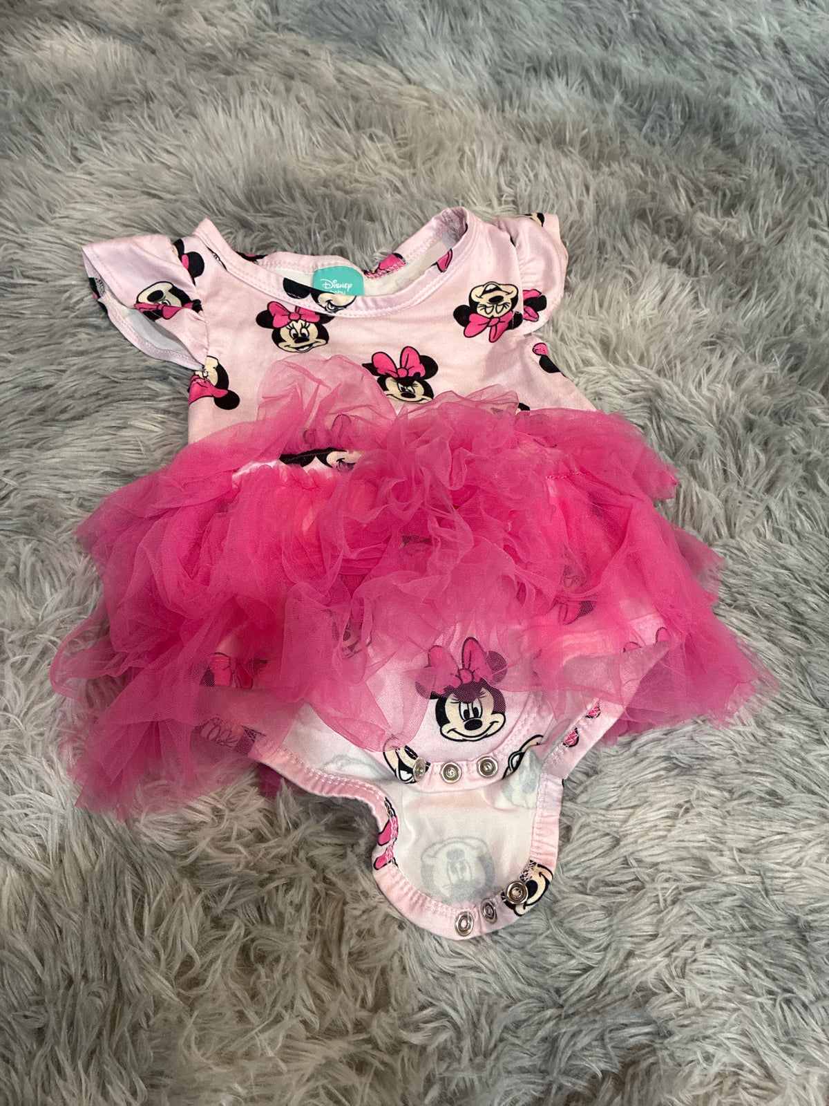 SCO46-Disney baby-Minnie mouse onesie-girl-3-6 months