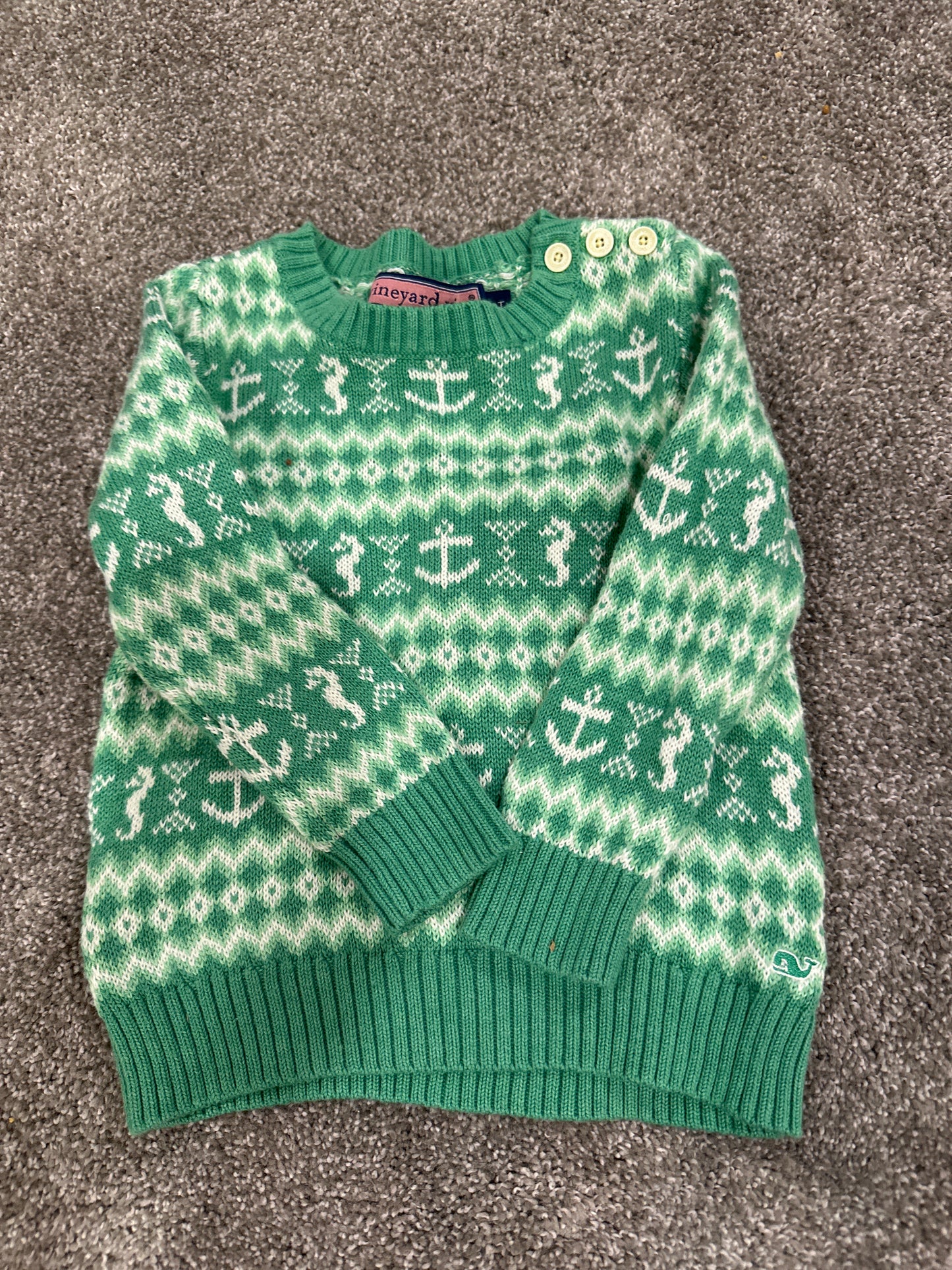 81A Vineyard Vines Sz 3T Boys Sweater