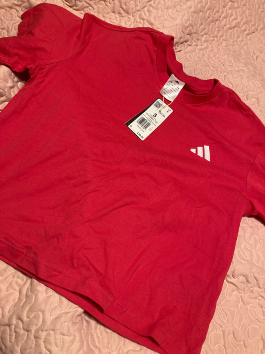 Seller #60 NWT Womens S Adidas Boxy Power Pink Tee