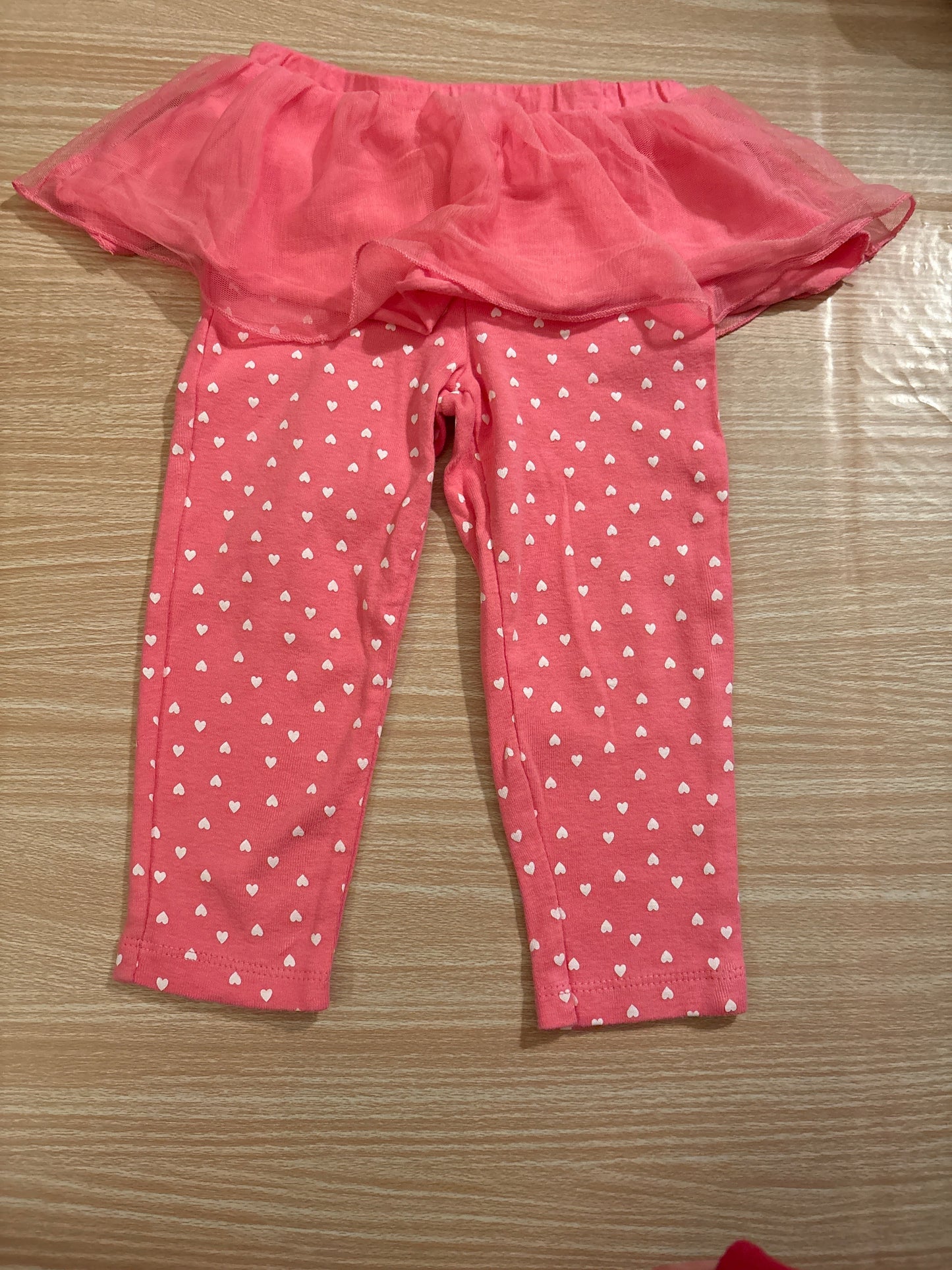#102 Carters Pink and White Birthday Girl Outfit 18 Months
