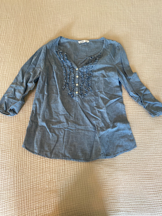 #63-old navy denim maternity-size medium