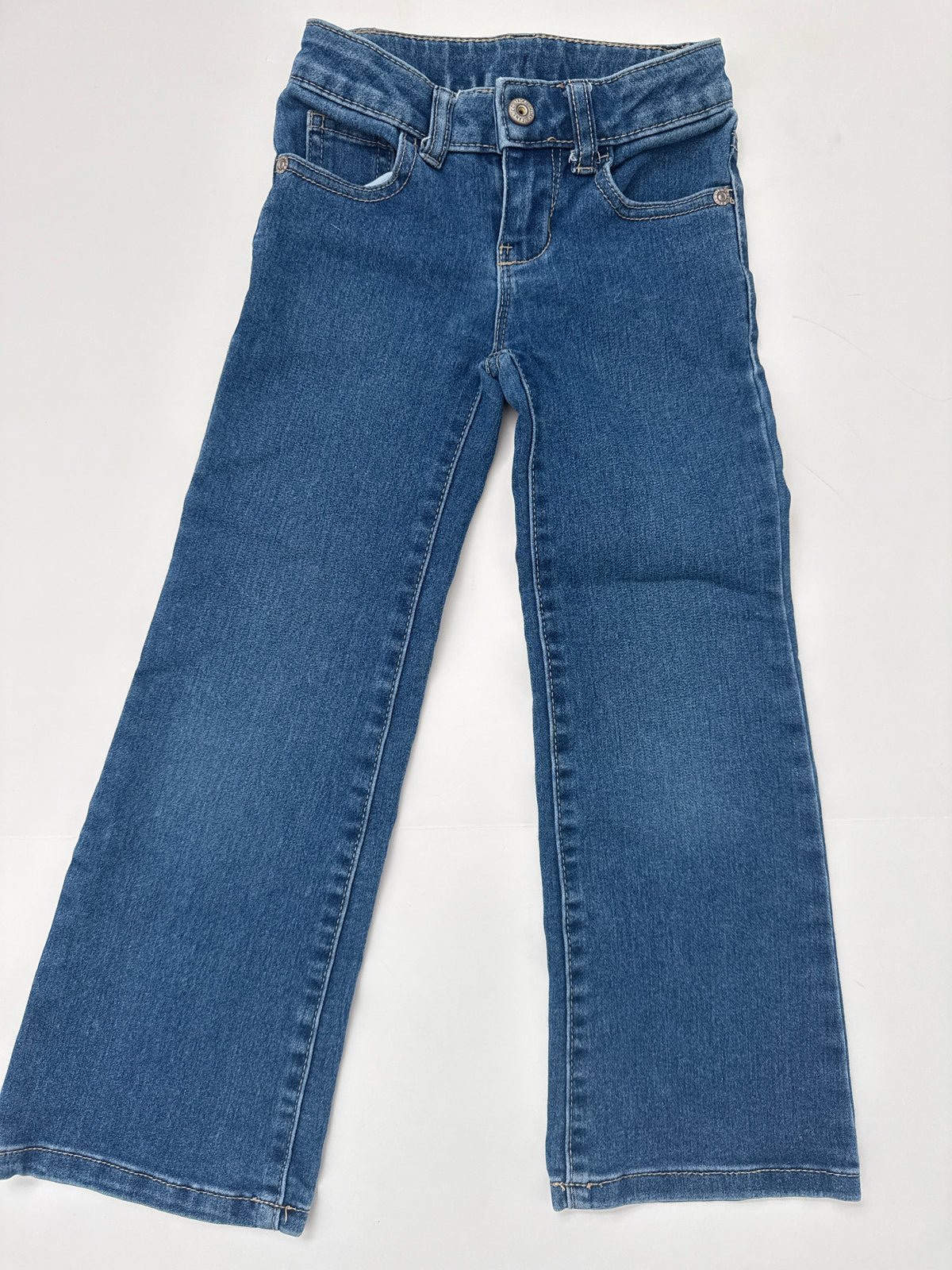 #64 Girls Faded Glory Jeans 5 Slim