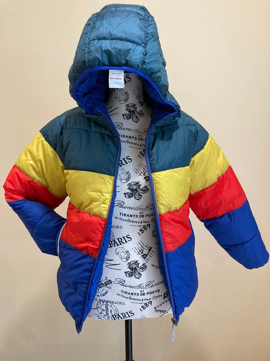 #119-Hanna Andersson Brand New Reversible Winter Coat Size 130/8