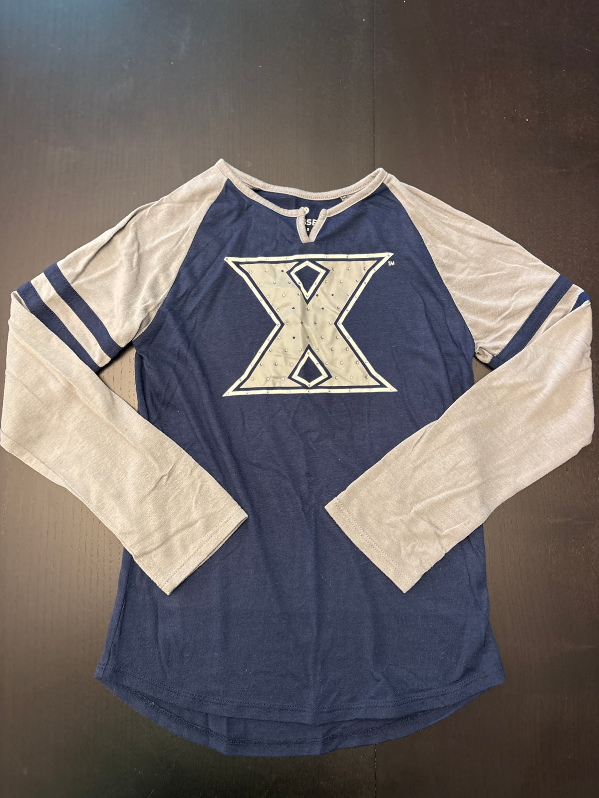 #166 girls Xavier long sleeved tee