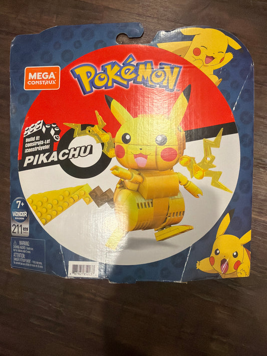 #107 new Pokemon Pikachu Mega Construx 211 pcs