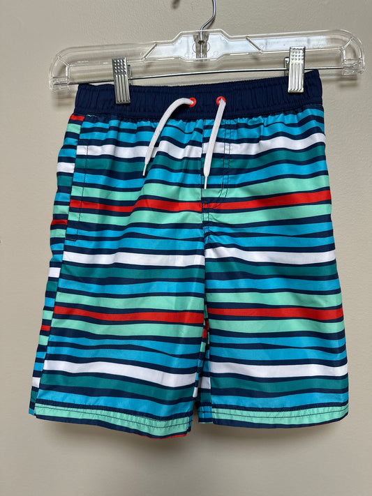 #130 Crazy 8 Boys Sz 5-6 Swim Shorts Trunks