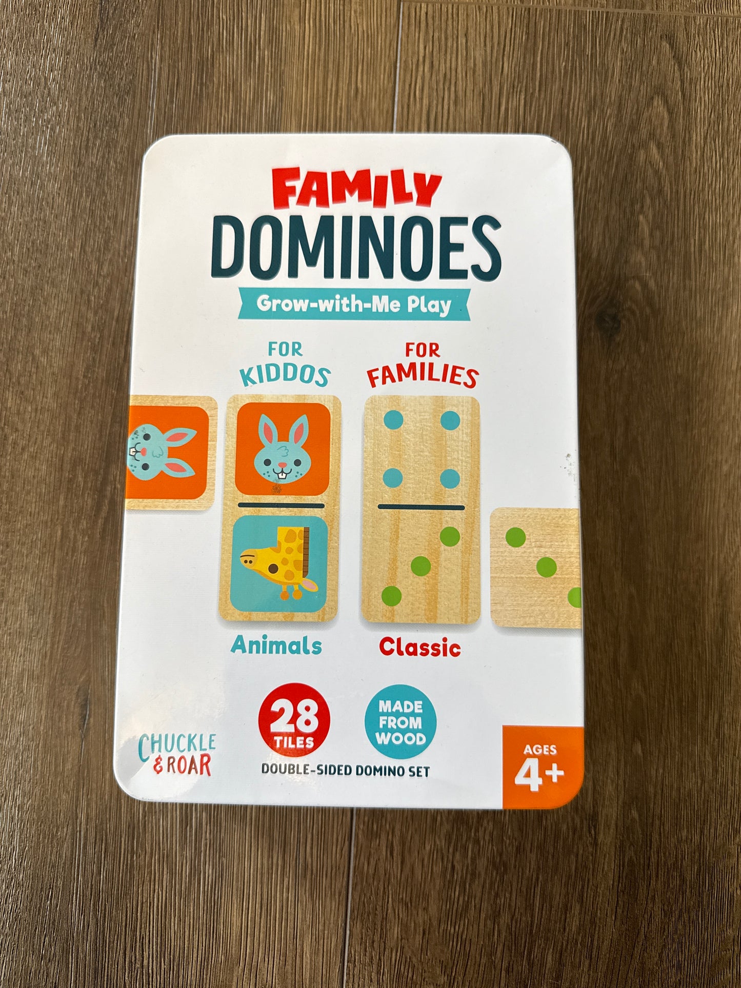 #173 Chuckle & Roar wooden dominoes