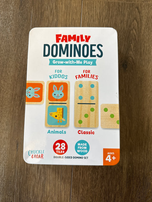 #173 Chuckle & Roar wooden dominoes