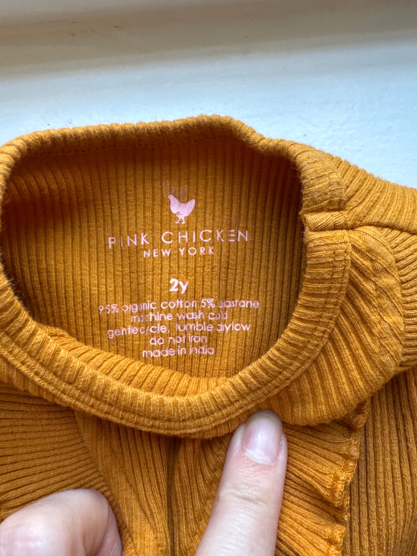 Seller #127 Girls Pink Chicken long sleeve top size 2T