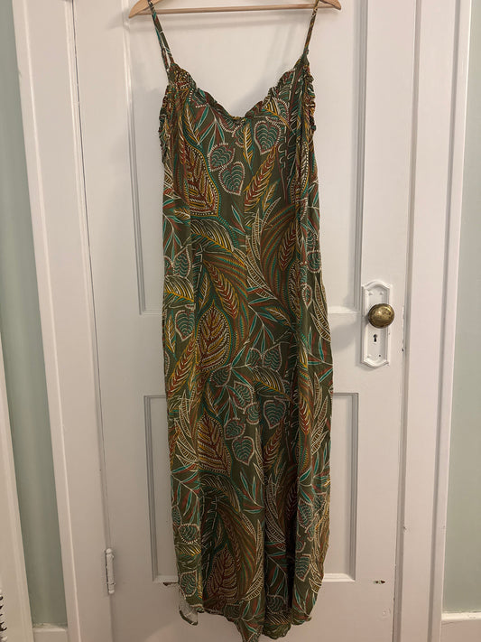 #152 - PRICE REDUCED EST. 1946 Tropical Print Jumpsuit – XL