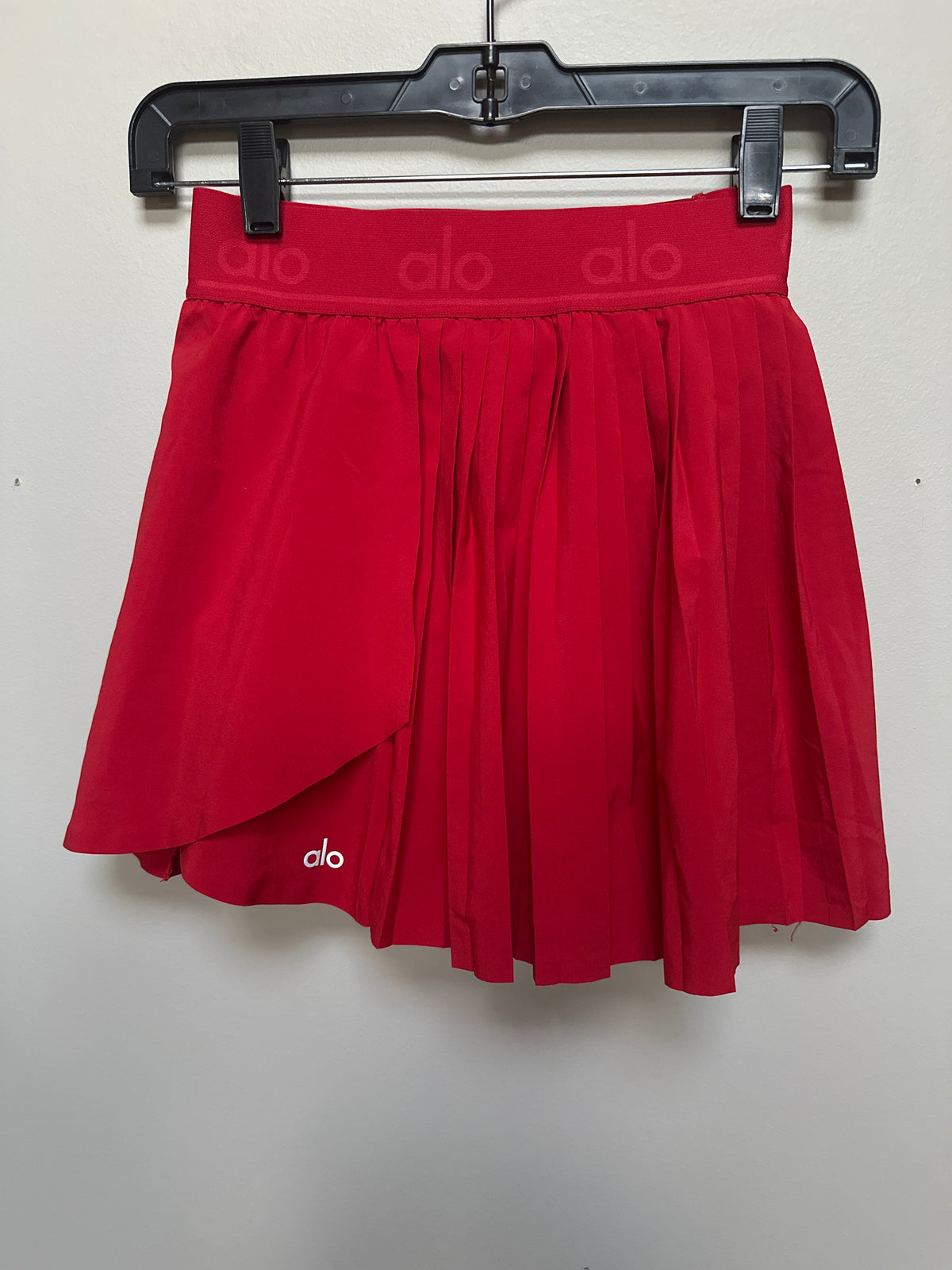 #130 Alo Skirt Red Womens XXS