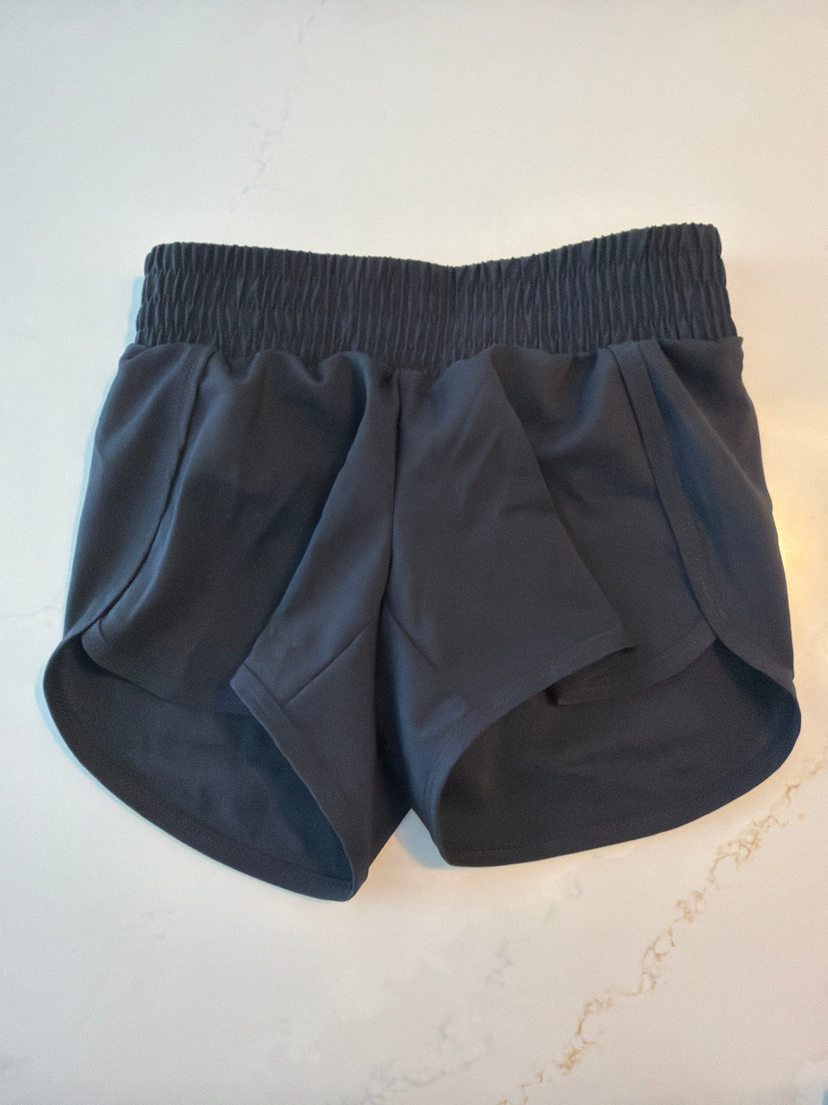#133 girls nwot XS 4/5 all in motion shorts W/ built in underwear